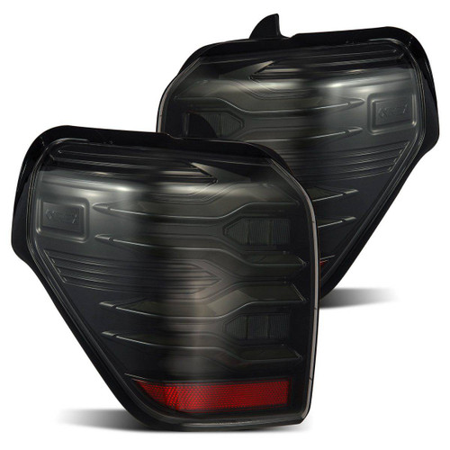 AlphaRex LUXX-Series Sequential Alpha-Black LED Tail Lights | 2010+ Toyota 4Runner (690030)