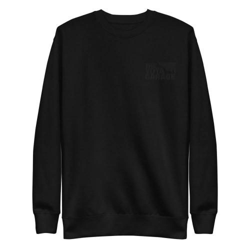 Black Embroidered TYG Sweatshirt Black Embroidered TYG Sweatshirt
