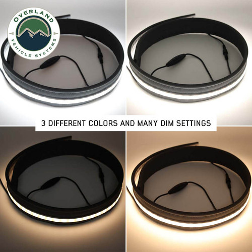 Overland Vehicle Systems Led Light Adjustable Dimmer With Adaptor Kit 47" for Awning & Tent | Universal