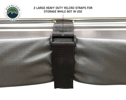 Overland Vehicle Systems Nomadic Awning 1.3 - 4.5' With Black Cover | Universal