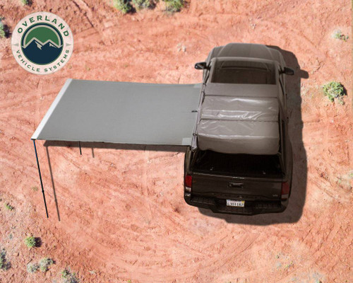Overland Vehicle Systems Nomadic Awning 2.5 - 8.0' With Black Cover | Universal