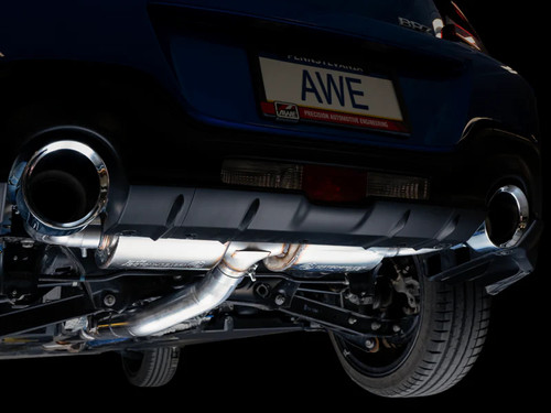 AWE Touring Edition Cat-Back Exhaust- Chrome Silver Tips | 2022+ Toyota GR86