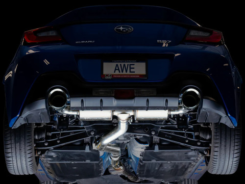AWE Touring Edition Cat-Back Exhaust- Chrome Silver Tips | 2022+ Toyota GR86