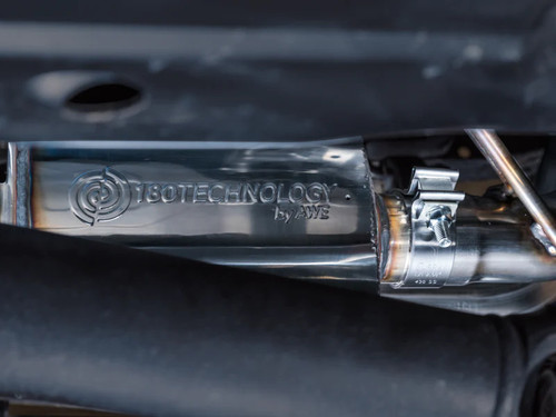 AWE Catback Exhaust w/ BashGuard - Dual Chrome Silver Tips | 2016-2023 Toyota Tacoma