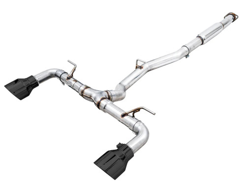 AWE Track Edition Cat-Back Exhaust- Diamond Black Tips | 2022+ Toyota GR86