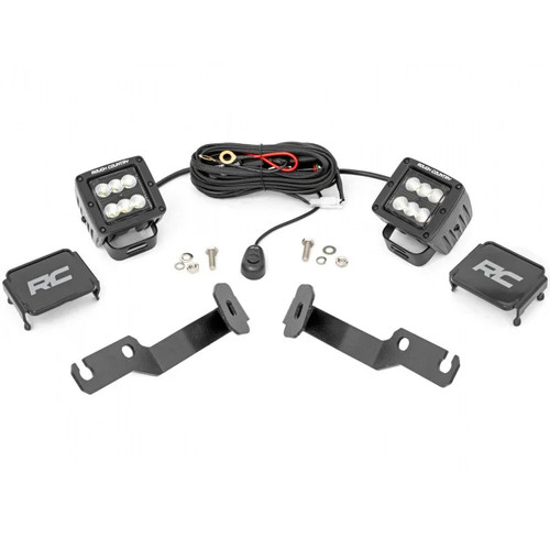 Rough Country Low-Profile LED Light Ditch Light Kit | 2005-2015 Toyota Tacoma