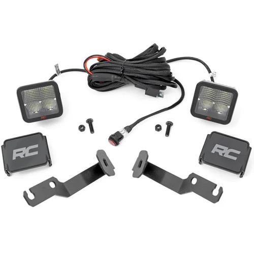 Rough Country Low-Profile LED Light Ditch Light Kit | 2005-2015 Toyota Tacoma