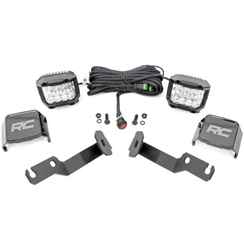 Rough Country Low-Profile LED Light Ditch Light Kit | 2005-2015 Toyota Tacoma