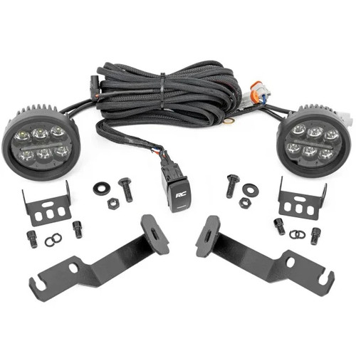 Rough Country Low-Profile LED Light Ditch Light Kit | 2005-2015 Toyota Tacoma