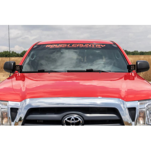 Rough Country Low-Profile LED Light Ditch Light Kit | 2005-2015 Toyota Tacoma