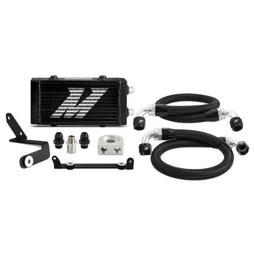 Mishimoto Aluminum Oil Cooler Kit Thermostatic Black Cooler | 2023+ Toyota GR Corolla