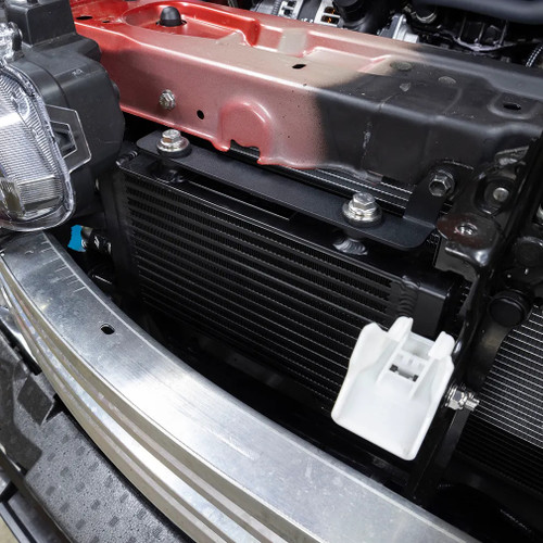 Mishimoto Aluminum Oil Cooler Kit Thermostatic Black Cooler | 2023+ Toyota GR Corolla