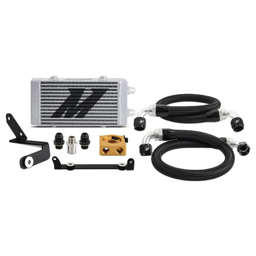 Mishimoto Aluminum Oil Cooler Kit Thermostatic Silver Cooler | 2023+ Toyota GR Corolla Mishimoto Aluminum Oil Cooler Kit Thermostatic Silver Cooler | 2023+ Toyota GR Corolla