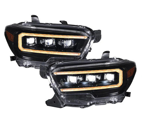 Form Lighting Sequential LED Projector Headlights with Amber DRL | 2023-2016 Toyota Tacoma Form Lighting Sequential LED Projector Headlights with Amber DRL | 2023-2016 Toyota Tacoma