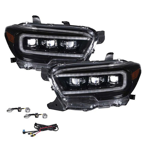 Form Lighting Sequential LED Projector Headlights with Amber DRL | 2023-2016 Toyota Tacoma