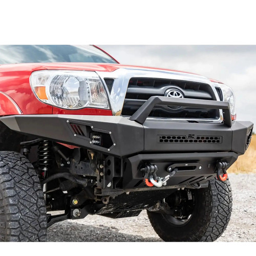 Rough Country Front Bumper Winch Ready w/LED Lights | 2005-2015 Toyota Tacoma