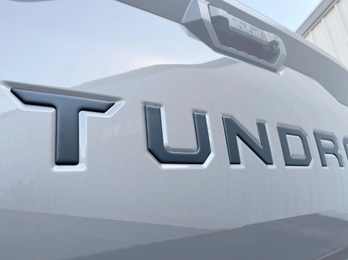Tufskinz Tailgate Tundra Letter Inserts - Matte Black | 2022-2025 Toyota Tundra Tufskinz Tailgate Tundra Letter Inserts - Matte Black | 2022-2025 Toyota Tundra