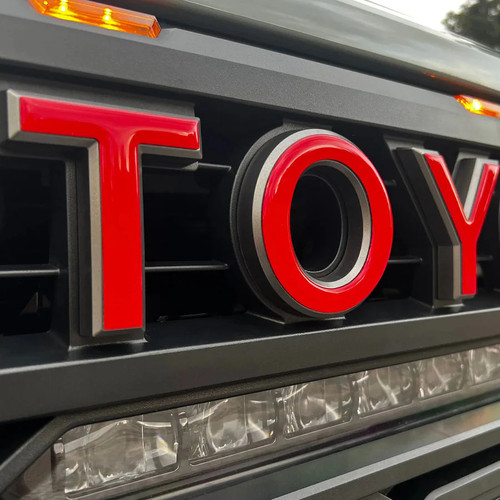 Tufskinz TRD Pro Grille Letter Overlays | 2023+ Toyota Sequoia