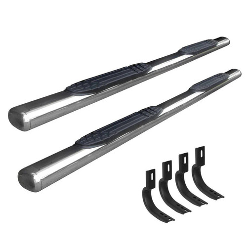 GoRhino 4" 1000 Series Side Steps - Complete Kit with Brackets | 2024-2026 Toyota Tacoma