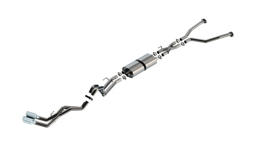Borla S-Type Catback Exhaust System w/Chrome Tips | 2022-2025 Toyota Tundra Borla S-Type Catback Exhaust System w/Chrome Tips | 2022-2025 Toyota Tundra