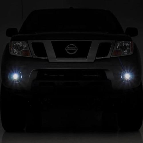 Rough Country 2 Inch Black Series LED Light Pods SAE Fog | Universal