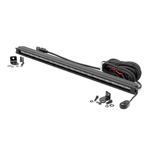 Rough Country Black Series LED Light Bar 20" Single Row Slim Line | Universal