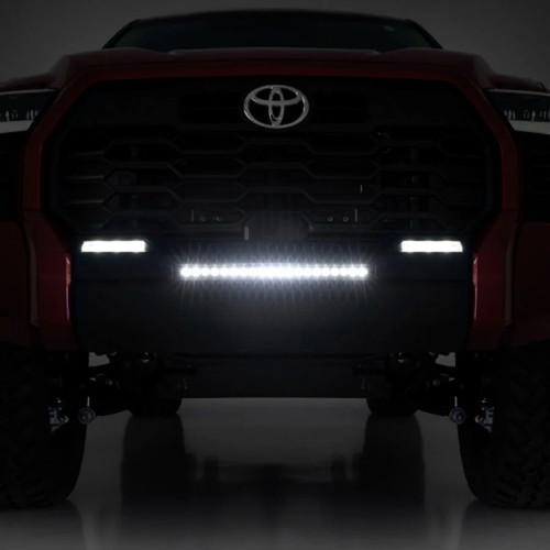 Rough Country Black Series LED Light Bar 20" Single Row Slim Line | Universal