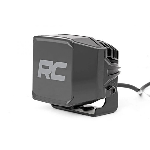 Rough Country 3 Inch Chrome Series LED Lights - Wide Angle Osram | Universal