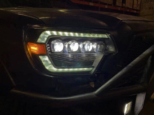 AlphaRex NOVA-Series LED Projector Headlights Black | 2012-2015 Toyota Tacoma (880753)