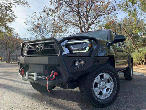 AlphaRex LUXX-Series LED Projector Headlights Alpha-Black | 2012-2015 Toyota Tacoma (880750)