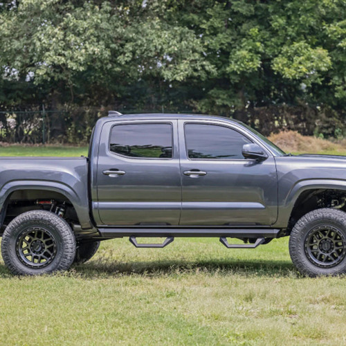 Rough Country SRX2 ADJ Aluminum Step | 2023-2005 Toyota Tacoma