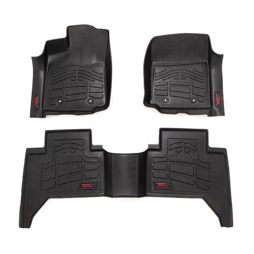 Rough Country Sure-Fit Floor Mats | 2023-2016 Toyota Tacoma Rough Country Sure-Fit Floor Mats | 2023-2016 Toyota Tacoma