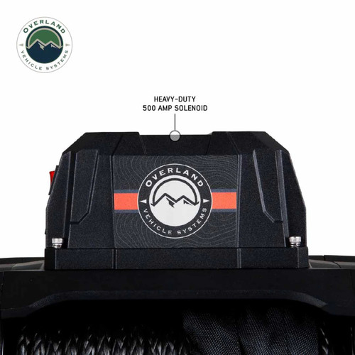 Overland Vehicle Systems Scar 10 Winch - 10,000 lb w/Steel Cable