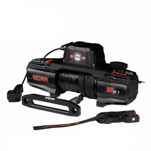 Overland Vehicle Systems Scar 12-S Winch - 12,000 lb w/Synthetic Rope Overland Vehicle Systems Scar 12-S Winch - 12,000 lb w/Synthetic Rope