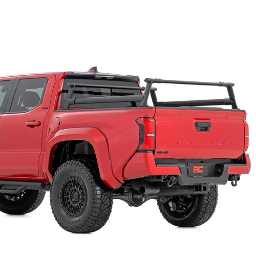 Rough Country Aluminum Bed Rack | 2024+ Toyota Tacoma Rough Country Aluminum Bed Rack | 2024+ Toyota Tacoma