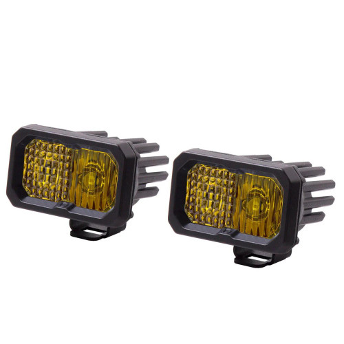 Diode Dynamics Stage Series Backlit Ditch Light Kit - Yellow | 2024-2026 Toyota Tacoma
