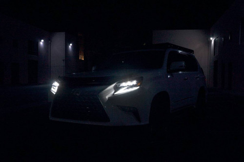 AlphaRex NOVA-Series LED Projector Headlights Alpha-Black | 2014-2019 Lexus GX460