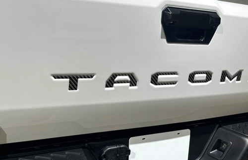 Tufskinz Tailgate Letter Inserts (Multiple Color Options) | 2024+ Toyota Tacoma
