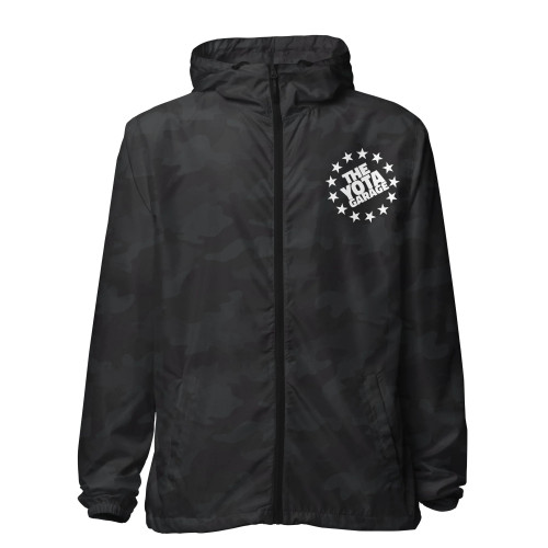 TheYotaGarage Lightweight Black Camo Windbreaker