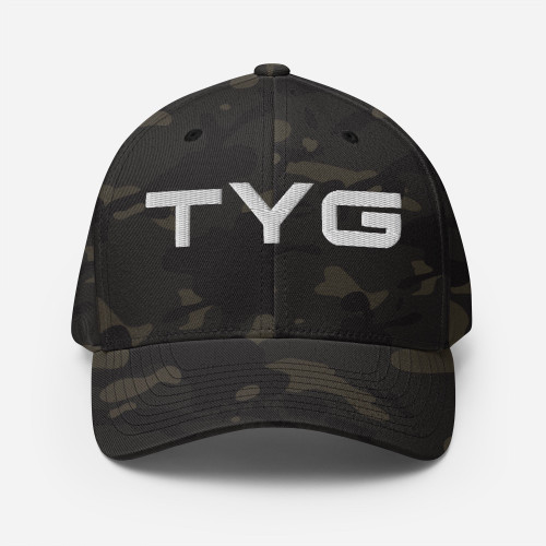 Black Digicamo TYG Flexfit Hat