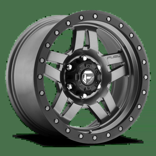 Fuel Anza Wheels | Matte Gunmetal w/Black Ring D558 Fuel Anza Wheels | Matte Gunmetal w/Black Ring D558