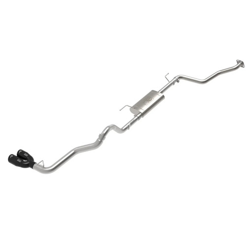 aFe Vulcan Series 304 Stainless Steel Catback Exhaust System - Black Tips | 2024+ Toyota Tacoma aFe Vulcan Series 304 Stainless Steel Catback Exhaust System - Black Tips | 2024+ Toyota Tacoma