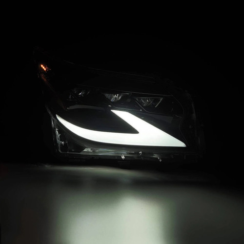 AlphaRex LUXX-Series LED Projector Headlights Alpha-Black | 2014-2019 Lexus GX460 (880303)