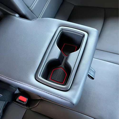 Tufskinz Rear Cup Holder Foam Inserts | 2024-2019 Toyota RAV4-1
