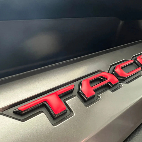 Tufskinz Glovebox Letter Overlays | 2024+ Toyota Tacoma