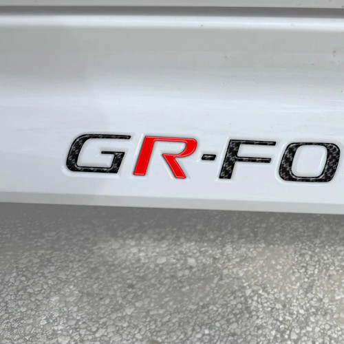 Tufskinz Rocker Panel Letter Inserts | 2023+ Toyota GR Corolla