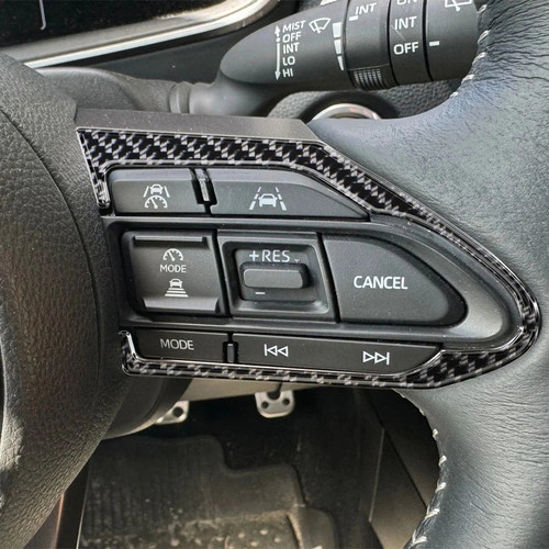 Tufskinz Steering Wheel Controls Accent Trim | 2023+ Toyota GR Corolla Tufskinz Steering Wheel Controls Accent Trim | 2023+ Toyota GR Corolla