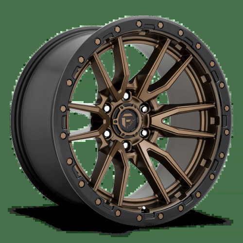 Fuel Rebel Wheels | Matte Bronze w/Black Lip Fuel Rebel Wheels | Matte Bronze w/Black Lip