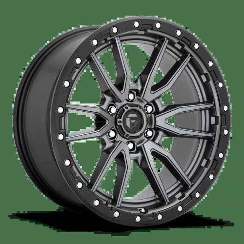 Fuel Rebel Wheels | Anthracite w/Black Lip Fuel Rebel Wheels | Anthracite w/Black Lip
