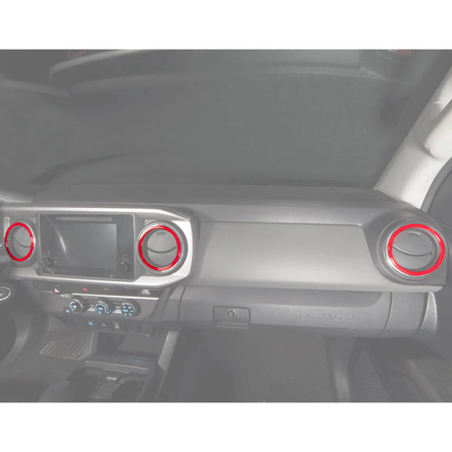 Tufskinz AC Vent Rings Accent Trim | 2023-2016 Toyota Tacoma